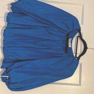 Amanda Uprichard Beautiful teal elegant blouse